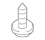 9A700769800 - Body: Ft Fender Liner Screw for Porsche Image