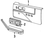 14099552 - Body: Trim Panel for Pontiac: Firebird Image