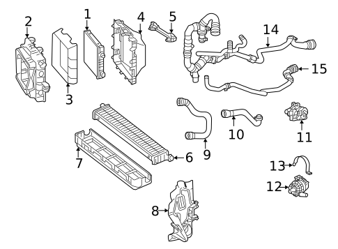 Water Pump & Related Components for 2020 Mercedes-Benz AMG GT #0