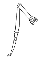 888454BA8A - : Lap &amp; Shoulder Belt for Nissan: Rogue Image