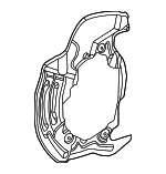 2064215502 - : Splash Shield for Mercedes-Benz Image