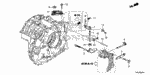 244115T0000 - Transmission - Automatic: SHAFT, CONTROL for Honda Image