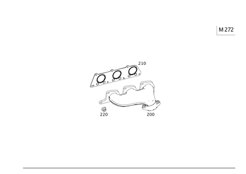 Exhaust Manifold for 2013 Mercedes-Benz GLK350 #0