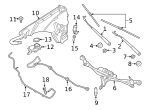 7146961201 - Body: Washer Reservoir Bolt for BMW Image