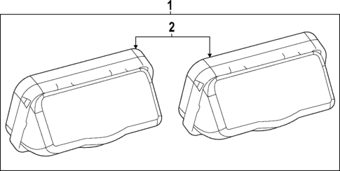 License Lamps for 2025 Toyota bZ4X #0