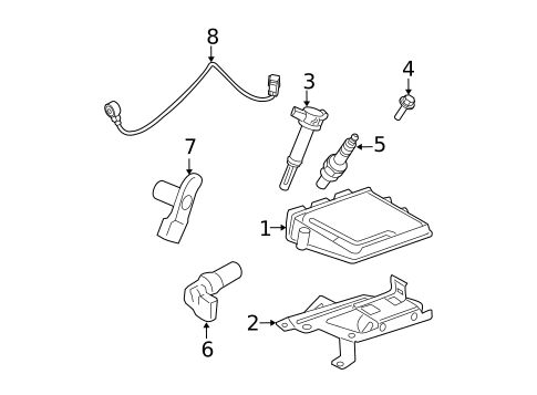 Ignition Coil for 2010 Ford Fusion #0