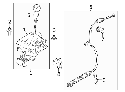 Gear Shift Control for 2015 Ford Mustang #0
