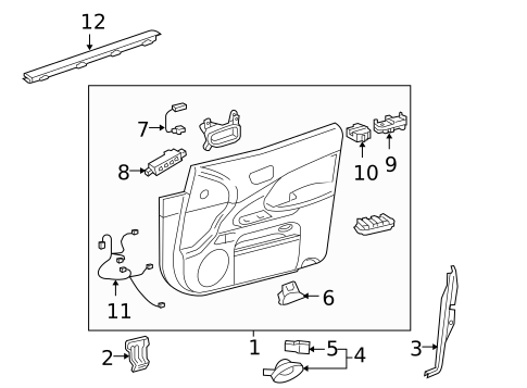 Power Seats for 2011 Lexus GS450h #2