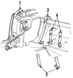 F7ZZ6361203AAA - Electrical: Buckle for Ford: Mustang Image
