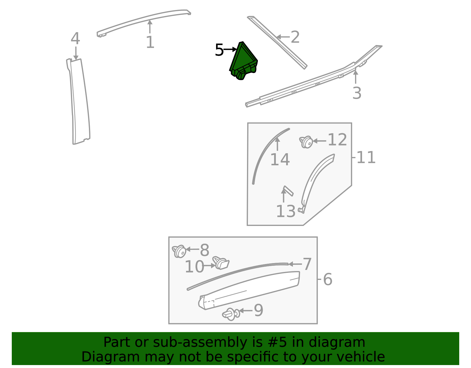 さっす様確認用 2022-2025 Lexus Door Applique 67480-F6010 | OEM Parts Online