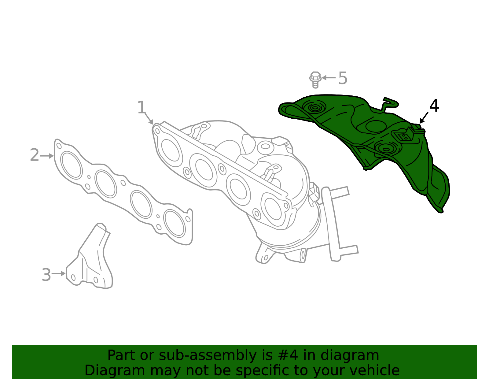 2018-2021 Hyundai Kona Heat Shield 28525-2E360 | MotorMotor