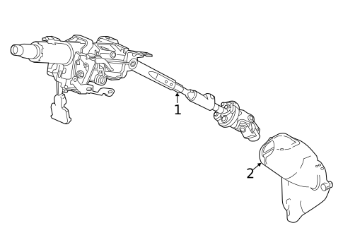 Steering Column Assembly for 2019 Acura TLX #0