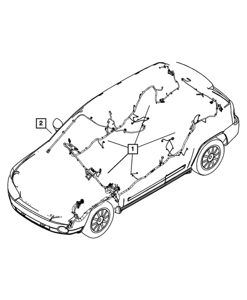 Wiring-Body & Accessories for 2007 Jeep Compass #0