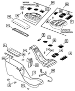 5018938AB - Instrument Panel and Radios and Consoles: Single Cup Mat for Mopar Image