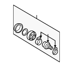 8E0498103E - Suspension: Inner Joint Assembly for Audi: A4, A4 Quattro, RS4, S4 Image