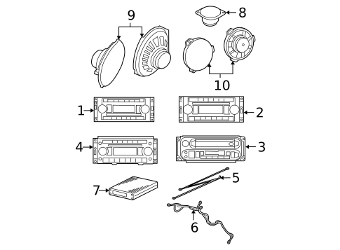 Sound System for 2005 Jeep Grand Cherokee #0