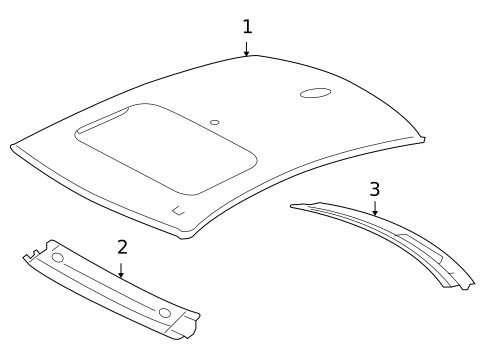 ROOF & COMPONENTS for 2015 Jaguar XFR #0