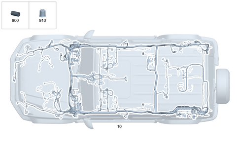 Interior Wiring Harness for 2026 Mercedes-Benz G550 #0