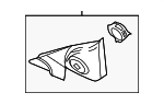 GS3M6911YA - Body: Door Mirror Trim Ring for Mazda Image