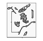 PJ7Z78264A26A - : Lock Actuator for Ford Image