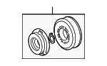 5016376AA - HVAC: Pulley for Mopar Image