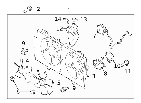 Cooling Fan for 2012 Mazda 6 #0