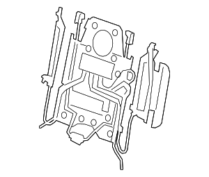 4K0881879A - Body: Seat Lumbar Support Cushion for Audi Image