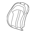 4K0881803AK22A - Body: Seat Back Cover for Audi: e-tron Quattro, e-tron S, e-tron S Sportback, e-tron Sportback, RS6 Avant, RS7 Sportback Image