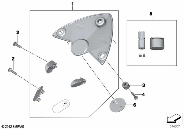 62217670749 - Design: Rubber grommet for BMW-Motorrad Image