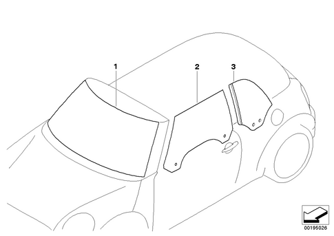 Glazing for 2013 Mini Cooper #0