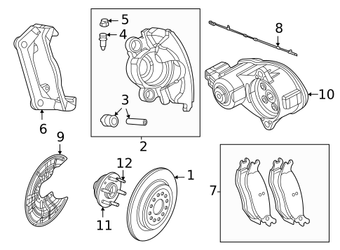 Rear Brakes for 2023 Jeep Grand Wagoneer L #0