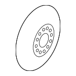 68437278AA - Brakes: Rotor for Jeep: Grand Wagoneer, Grand Wagoneer L, Wagoneer, Wagoneer L Image