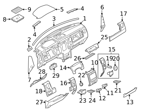 Instrument Panel for 2010 Ford F-150 #0