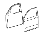 670020C102 - Body: Door Shell for Toyota: Sequoia, Tundra Image