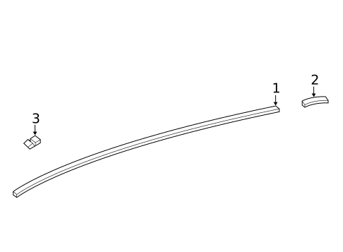 Exterior Trim - Roof for 2024 Toyota Venza #0