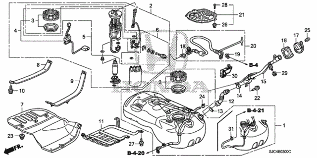 Fuel Tank for 2008 Honda Ridgeline #0