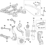 85777753 - Suspension: Upper Control Arm for Honda: Prologue Image