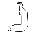 68086132AA - HVAC: Suction Line Bracket for Dodge: Durango | Jeep: Grand Cherokee Image