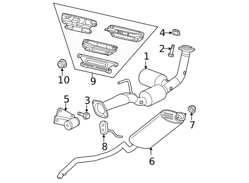 Mufflers for 2007 Jeep Commander #0