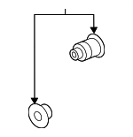 31451003 - Suspension: Lower Control Arm Inner Bushing for Volvo Image
