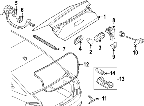 Lid & Components for 2025 Volkswagen Jetta #0