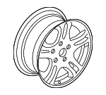 WG00PAKAC - Suspension: Wheel, Alloy for Chrysler: Sebring | Dodge: Stratus Image