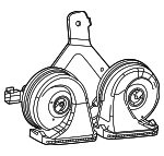 68477502AA - Electrical: Horn for Mopar Image