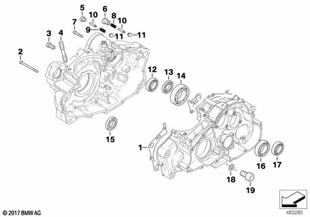 11117652940 - Engine: Stud - M10X223 for BMW-Motorrad Image