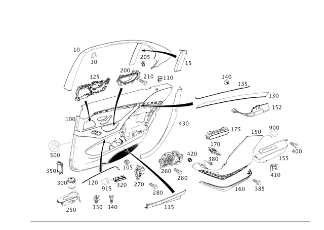 222825581064 - : Light Guide for Mercedes-Benz: S450, S550e, S63 AMG, S65 AMG Image