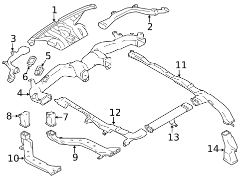 Ducts for 2012 Nissan Quest #0