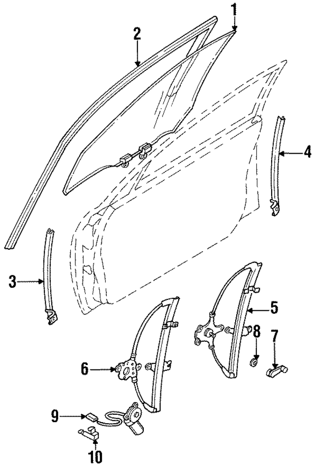 807310E701 - : Window Motor for Nissan Image