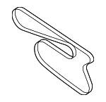 11287628650 - Cooling System: Serpentine Belt for BMW Image