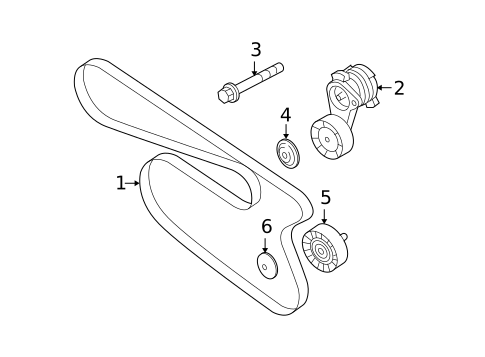 Belts & Pulleys for 2011 BMW 328i xDrive #0