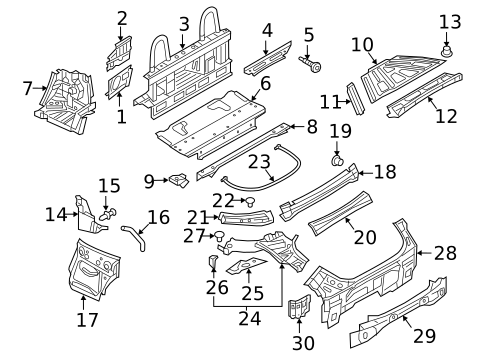Roll Bar Components for 2020 Audi TT Quattro #0